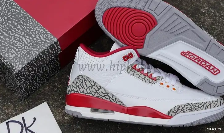 God Cardinal retro to air materials Pk ready 3 jordan ship Red retail 0527